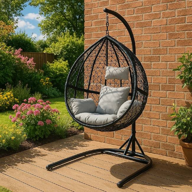 Premium Hanging Egg Chair with Stand