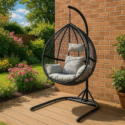 Premium Hanging Egg Chair with Stand