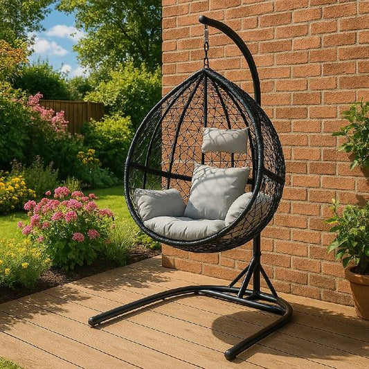 Premium Hanging Egg Chair with Stand