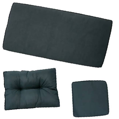 Replacement Cushions for Rattan Corner Garden Furniture Set – Grey