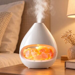 2-in-1 Himalayan Salt Lamp & Essential Oil Diffuser